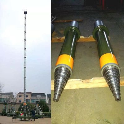 コンパクトな多段階液圧シリンダー 望遠鏡式単体および二重作用シリンダー