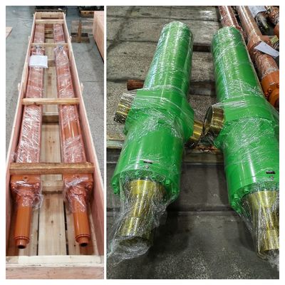 32 MPa 試験圧 鉄鋼工場における最大孔径865mmの重用3段階水力シリンダー