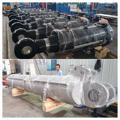 風トンネル 水力シリンダー 穴径140mm
