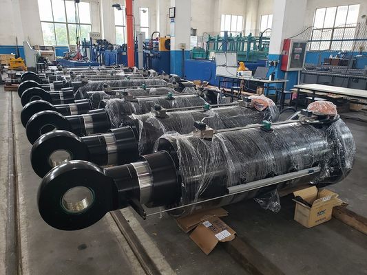 風トンネル 水力シリンダー 穴径140mm
