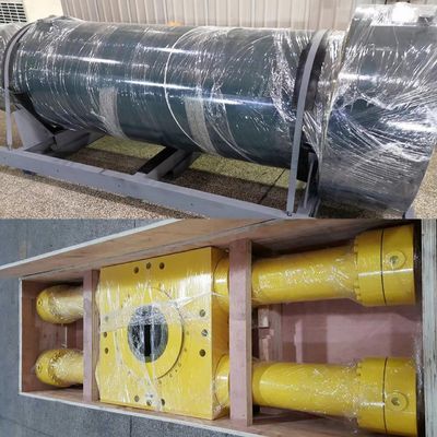 21 Mpa 動作圧 鉄金産業における最大孔径865mmの重用水力シリンダー