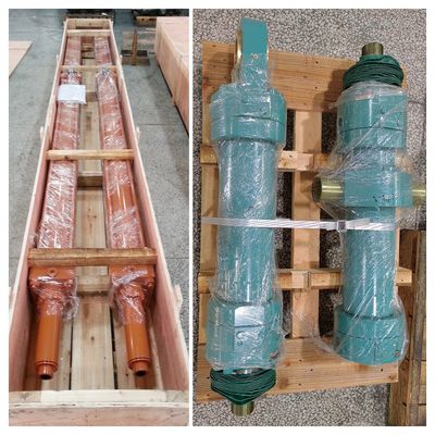 二重作用3段階水力シリンダー 32MPa 27SiMnシリンダーチューブ