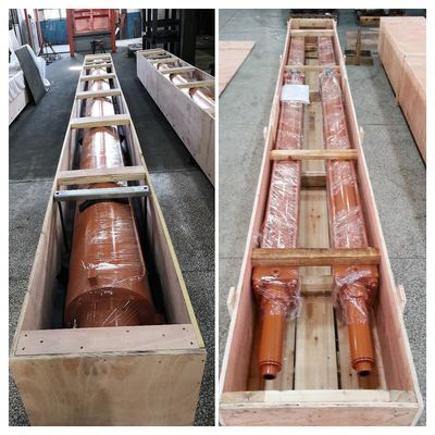 21 Mpa 動作圧力 鉄鋼工場 調整されたストローク長さの重用水力シリンダー